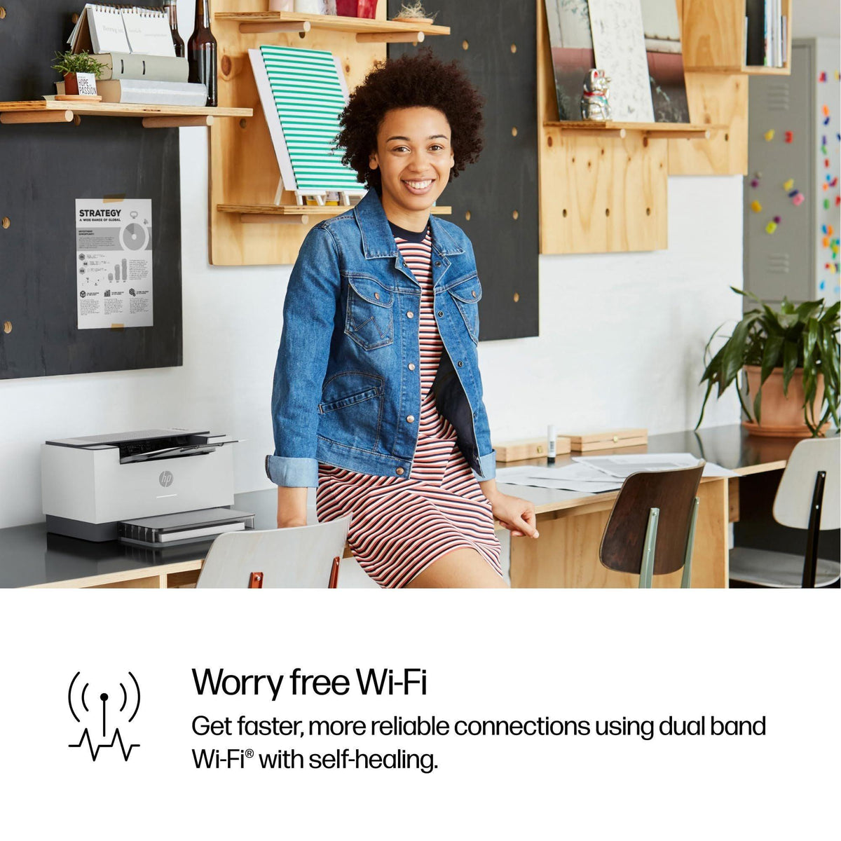 HP LaserJet M209dw Wireless Black & White Printer, Print Only, Fast speeds, Easy setup, Mobile printing,Best-for-small teams