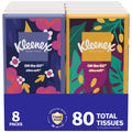 Kleenex On-The-Go Facial Tissues, 8 On-The-Go Packs, 10 Tissues per Box, 3-Ply (80 Total), Packaging May Vary