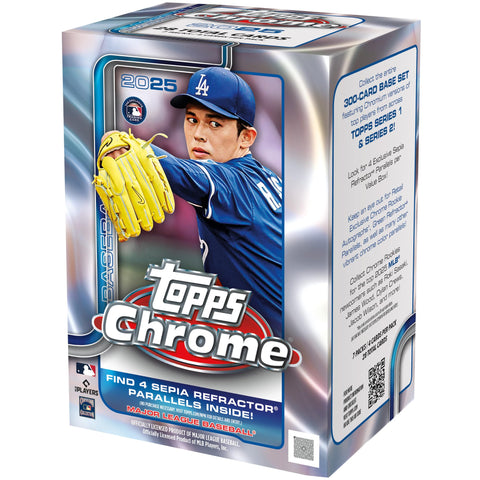 Topps 2025 Chrome Baseball - Factory Sealed - Value Box