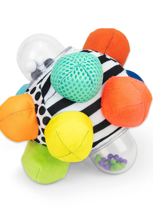 Sassy Developmental Bumpy Ball, Easy to Grasp Bumps Help Develop Motor Skills, Ages 6+ Months