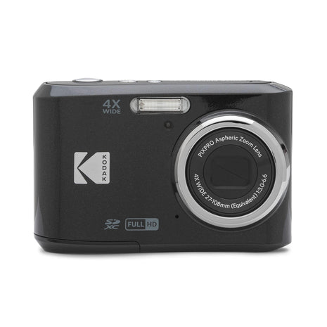 KODAK PIXPRO Friendly Zoom FZ45-BK 16MP Digital Camera with 4X Optical Zoom 27mm Wide Angle and 2.7 inch LCD Screen (Black)
