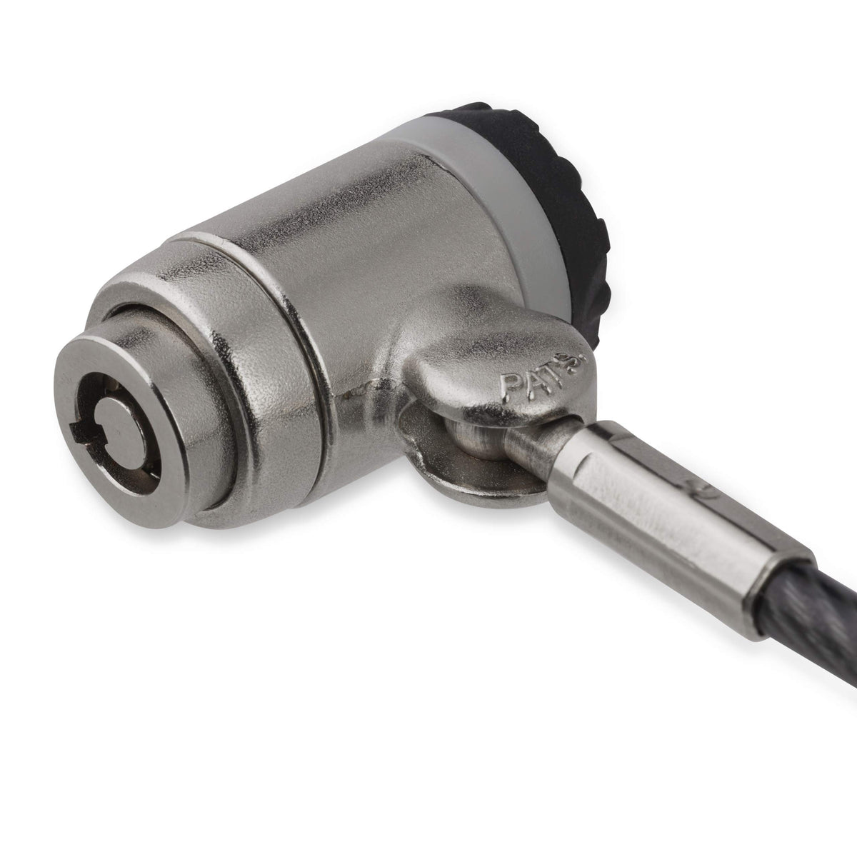 StarTech.com Keyed Cable Lock - Push-to-Lock Button - 2 m (6.5') Steel Cable - Locking Cable for Laptop - Computer Security Cable Lock (LTLOCKKEY)