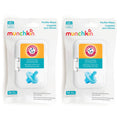Munchkin Arm & Hammer Pacifier Wipes - Safely Cleans Breast Pump Parts and Feeding Essentials for Baby and Toddler, 2 Pack, 72 Wipes