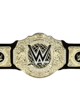 Mattel WWE Championship Title Belt, Role Play Accessory | WWE World Heavyweight Championship Role-Play & Costume Piece, Leather-like Belt 3+ Feet with One-Time Adjustment