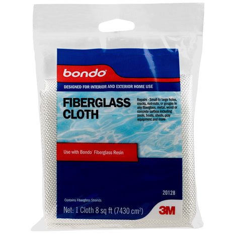 Bondo Fiberglass Cloth, 20128, 8 Sq Ft