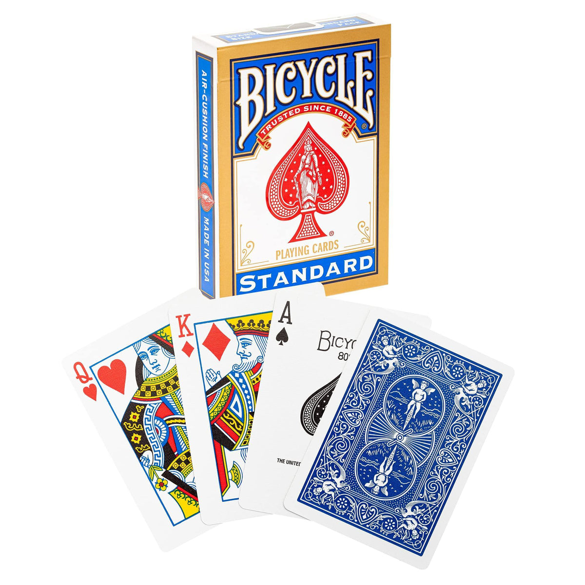 Bicycle Standard Rider Back Playing Cards, Red & Blue for All Ages