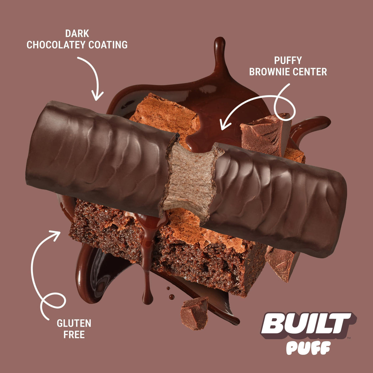 Built Bar, Puff Protein Bars, Variety Pack, Collagen, On-the-go Snacks, Breakfast Bar, Mixed Sampler, 12 Pack
