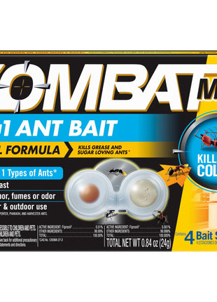 Combat Max 2 in 1 Ant Bait Station, 4 Count