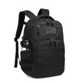 Wotony Military tactical backpack, backpack for men black small tactical assault bag (Black, 18.5 inch)