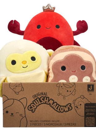 Squishmallows Original Mystery 3-Pack (8-Inch) – Official Jazwares Plush (Medium-Sized)