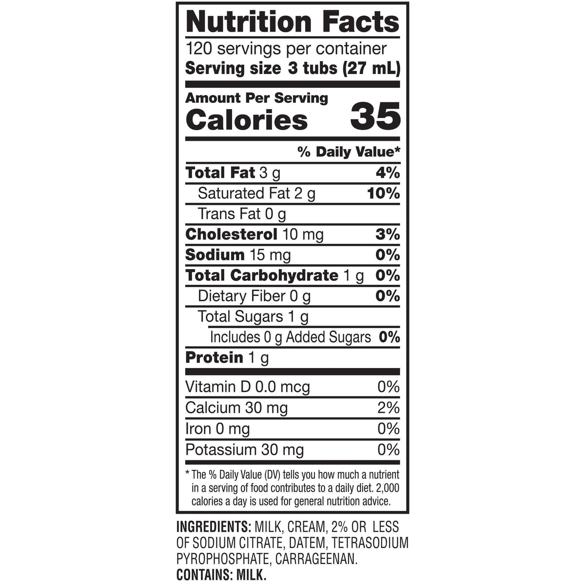 Nestle Carnation Coffee Creamer Half and Half, Made with Real Dairy, 0.304 fl oz Tubs (Pack of 360)