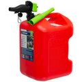 Scepter FSCG552 Fuel Container with Spill Proof Spout with Bonus Spout Extender, Rear Handle Red Gas Can, 5 Gallon