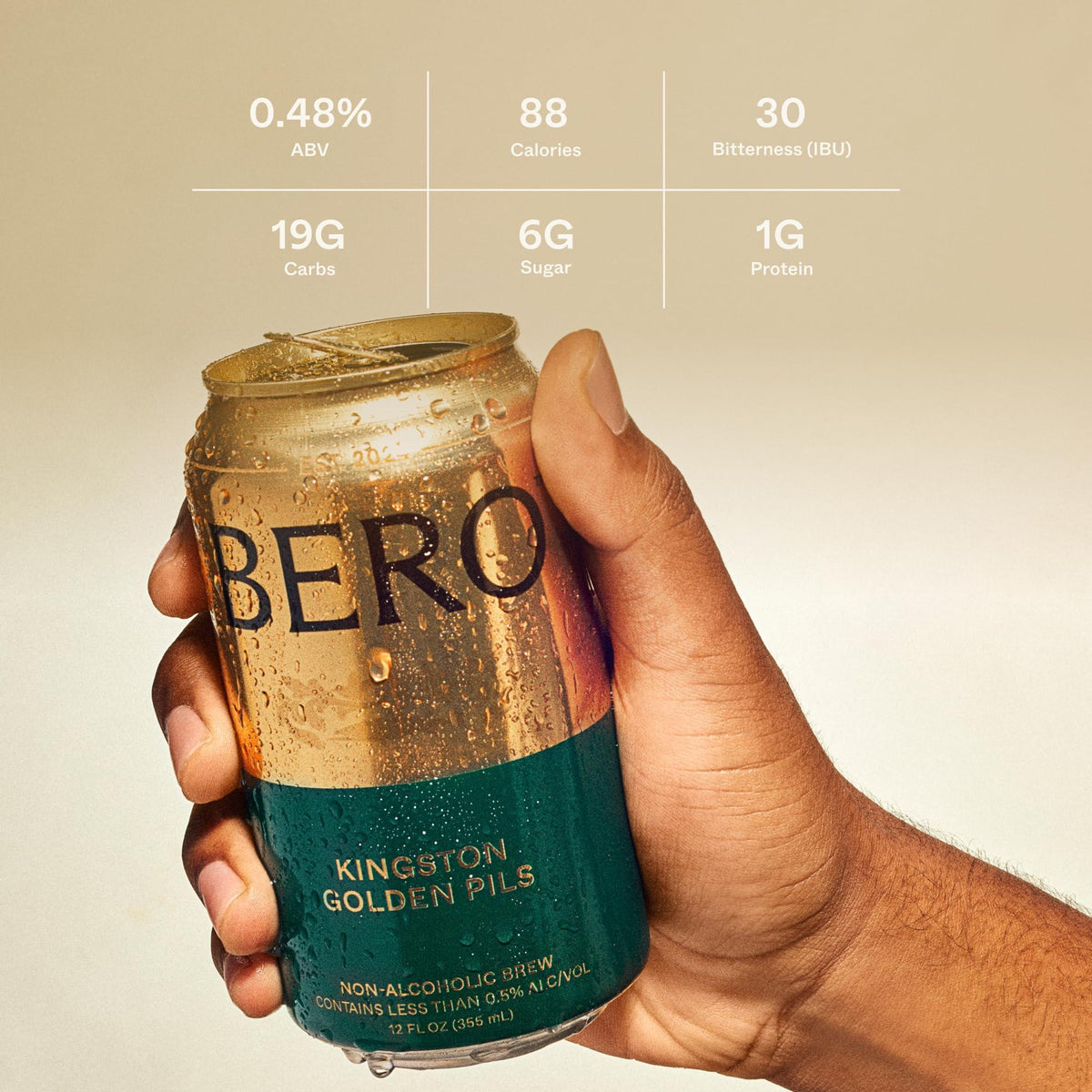 BERO Variety Pack Non-Alcoholic Beer, 12-Pack IPA, Wheat & Pils Craft Brews, NA Beer by Tom Holland, Alcohol-Free Drinks, Bold Flavors, Alcohol Alternative Beverages for Any Occasion