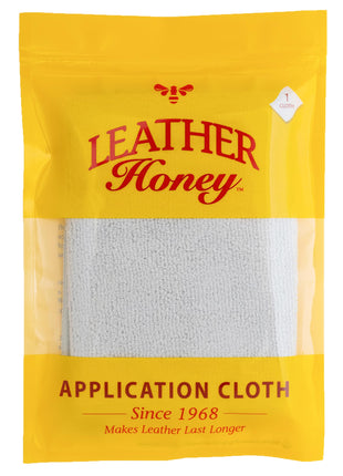 Leather Honey Lint-Free Application Cloth: Microfiber Cloth for Use with Leather Conditioner and Cleaner. Made in The USA Since 1968