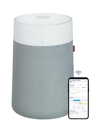 BLUEAIR Blue Pure 311i Max Smart Air Purifier for Medium Rooms up to 2,107 Sq Ft HEPASilent Air Cleaner for Pets Allergies Smoke & Dust WiFi Air Purifier with Auto Mode Quiet Air Purifier for Bedroom