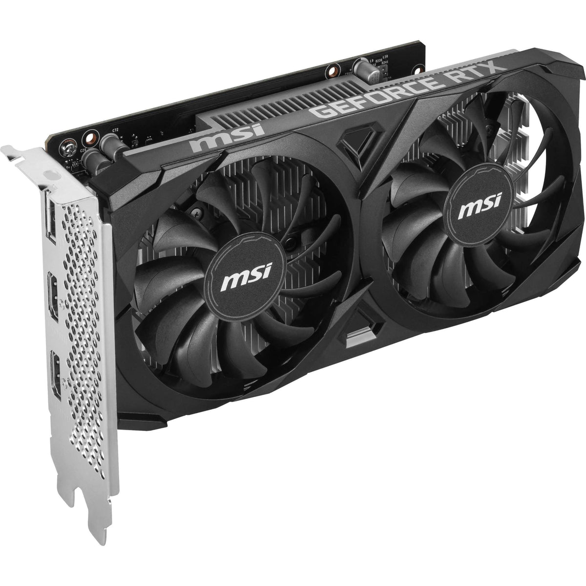 MSI Gaming RTX 3050 Ventus 2X 6G OC Graphics Card (NVIDIA RTX 3050, 96-Bit, Boost Clock: 1492 MHz, 6GB GDDR6 14 Gbps, HDMI/DP, Ampere Architecture)