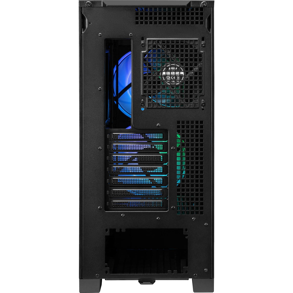 MSI MPG Velox 300R Airflow PZ - Mid-Tower Gaming PC Case - Tempered Glass Side Panel - 2 x 160 mm Dual Layer Blades Fans - Liquid Cooling Support up to 360mm Radiator - Mesh Panel for Airflow