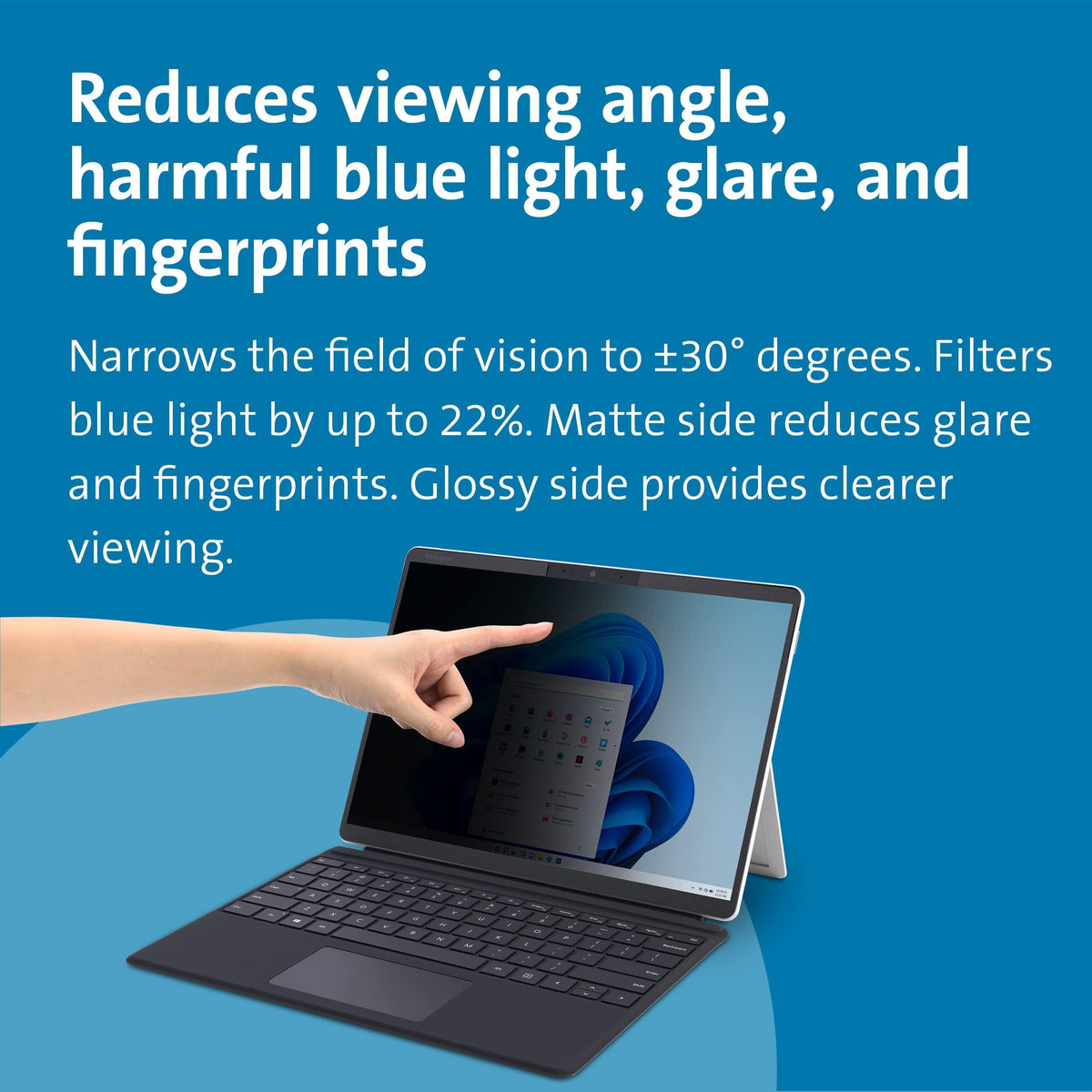 Kensington Surface Pro 11, 10, 9 & 8 Magnetic Privacy Screen (K51700WW)