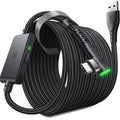 INIU Link Cable with Charging [16ft] for Meta Quest 3s Oculus Quest 3 Quest 2/Pro, Pico 4, PC VR, Steam VR, USB 3.0 High Speed Data Cable, USB C Charger Cord for VR Headset Accessories