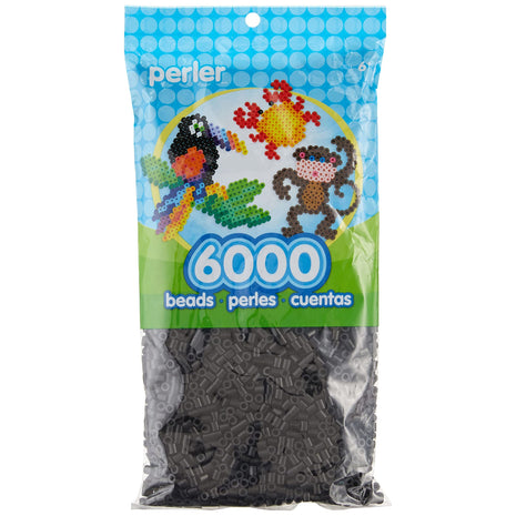 Perler Beads Fuse Beads for Crafts, Black, Small, 6000pcs