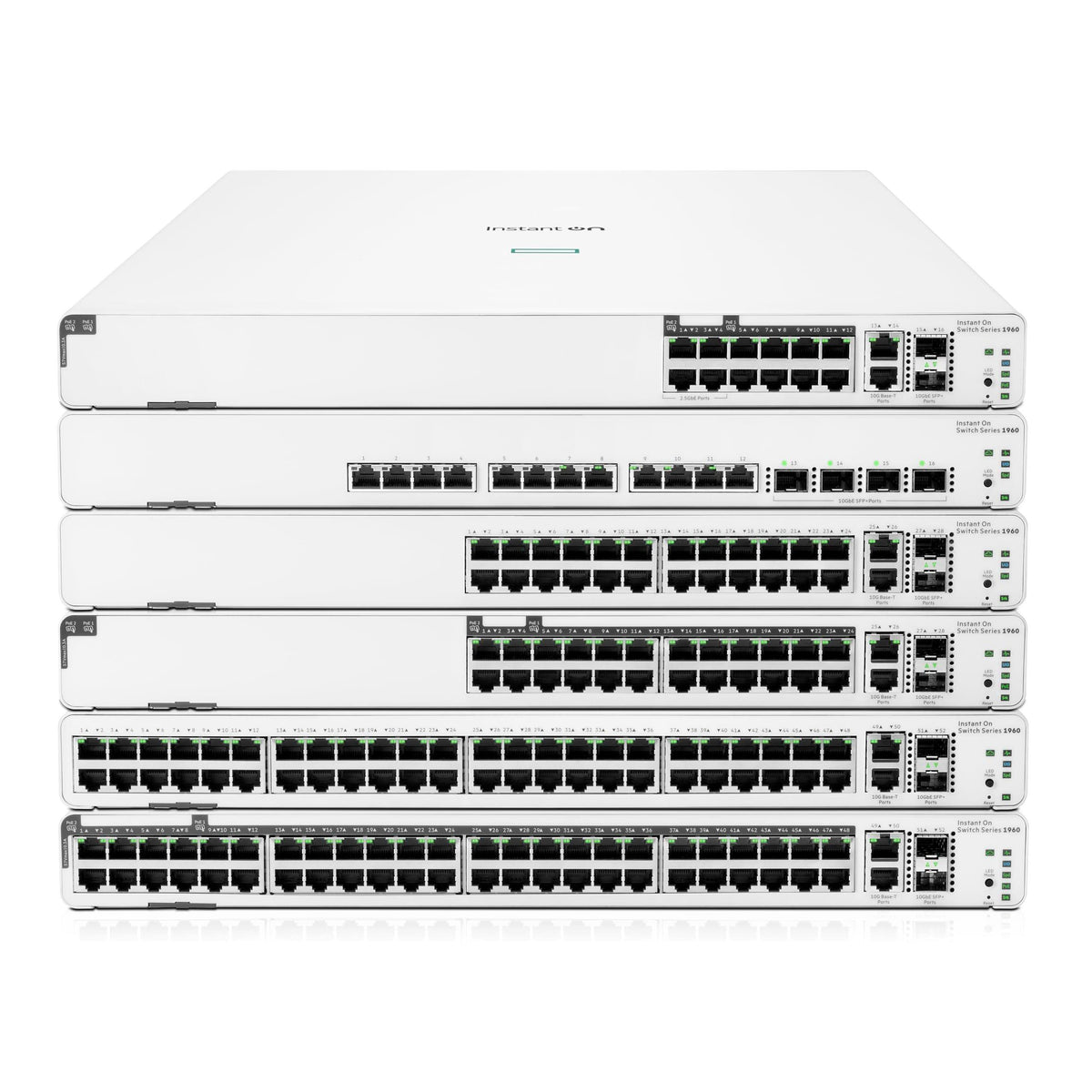 Aruba Instant On 1960 48-Port Gb Smart Switch-48x 1G | 2X SFP+ | 2x10GBase-T (JL808A#ABA)