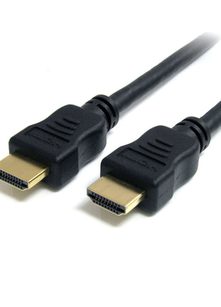 StarTech.com 6ft HDMI Cable - 4K High Speed HDMI Cable with Ethernet - 4K 30Hz UHD HDMI Cord - 10.2 Gbps Bandwidth - HDMI 1.4 Video / Display Cable M/M 28AWG - HDCP 1.4 - Black (HDMIMM6HS)