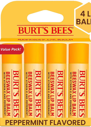 Burt's Bees 100% Natural Moisturizing Lip Balm (Original Beeswax)