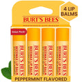 Burt's Bees Lip Balm - Original Beeswax, Lip Moisturizer With Responsibly Sourced Beeswax, Tint-Free, Natural Origin Conditioning Treatment, 4 Tubes, 0.15 oz.