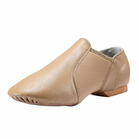 Dynadans Leather Upper Slip-on Jazz Shoe for Girls and Boys (Big Kid/Little Kid/Toddler) 3M Little Kid Brown