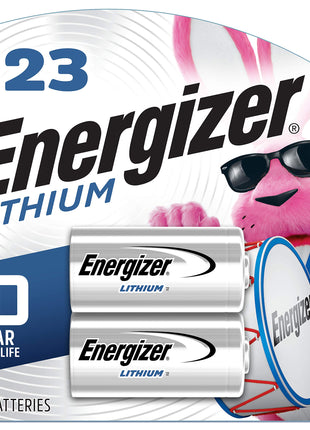 Energizer 123 Lithium Batteries (2 Pack), 3V Photo Batteries