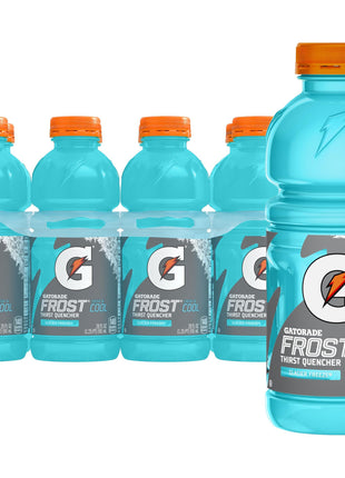 Gatorade Thirst Quencher, Glacier Freeze, 20 Fl Oz (Pack of 8)
