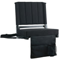 Stadium Seats with Back Support Bleacher Chairs with Back and Cushion Thick Padded Bleacher Seats Includes Shoulder Strap