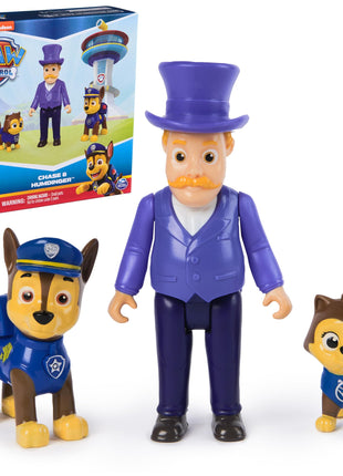 Paw Patrol Chase, Mayor Humdinger & Cat Chase Collectible Figure Pack | 3 Collectible Action Figures, Chase Figure, Mayor Humdinger & Cat Chase Figures, Kids Toys for Boys & Girls Ages 3+