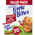 (Value Pack) Little Bites Chocolate Chip Muffins, 20 individual packs, (4 ct each), Mini Muffins, 33 oz Multipack