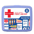 BAND AID Brand Travel Ready Portable Emergency First Aid Kit for Minor Wound Care, Perfect for Home, Car, Travel, Camping Essentials & Outdoor Emergency Kit, 80 Pieces