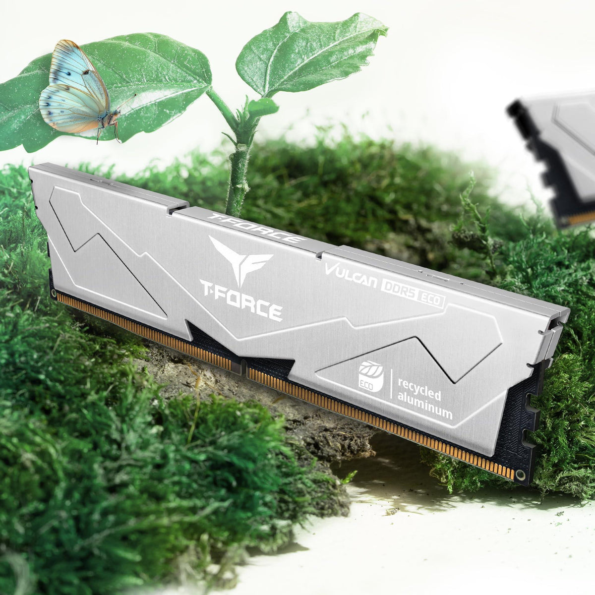 TEAMGROUP T-Force Vulcan ECO DDR5 32GB (2x16GB) 6000MHz (PC5-48000) CL30 Desktop Memory Module Ram for 600 700 Series Chipset XMP 3.0 Silver FLESD532G6000HC30DC01…
