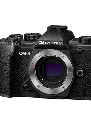 OM SYSTEM Olympus OM-5 Black Micro Four Thirds System Camera Outdoor Camera Weather Sealed Design 5-Axis Image Stabilization 50MP Handheld High Res Shot | Weather Sealed Design 5-Axis Image Stabilization 50MP Handheld