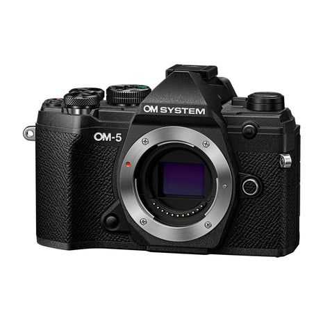 OM SYSTEM Olympus OM-5 Black Micro Four Thirds System Camera Outdoor Camera Weather Sealed Design 5-Axis Image Stabilization 50MP Handheld High Res Shot | Weather Sealed Design 5-Axis Image Stabilization 50MP Handheld