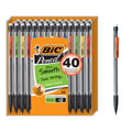 BIC Xtra Smooth Mechanical Pencil with 0.7 mm Medium Point, Refillable and Retractable, 40-Count Pack