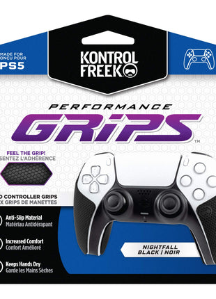 KontrolFreek Performance Grips for PlayStation 5 (PS5) Controller (Nightfall Black)