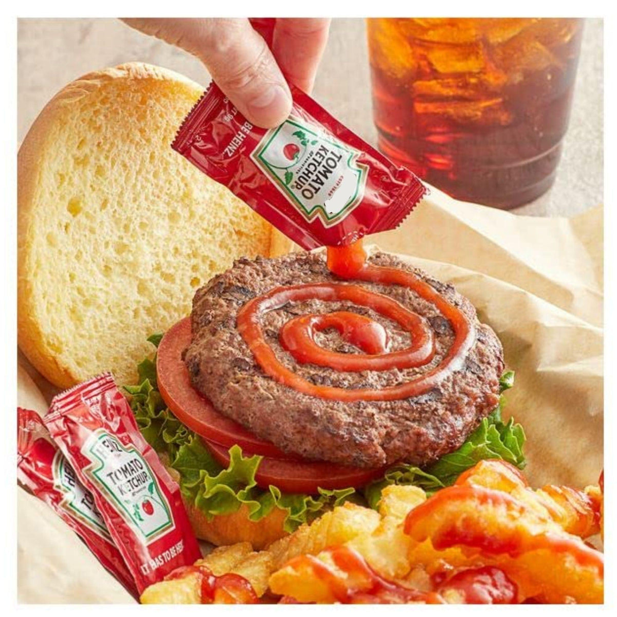 Gift Set: Ketchup Packets (9g) – 50 Count with Spreader in Food-Safe Resealable Bag by CMC Products (approximately 50 packets)