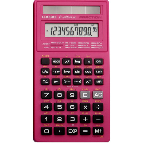 CASIO FX-260SLR-PK Scientific Calculator (FX-260SLR-PK)