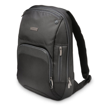 Kensington Triple Trek Slim Laptop Backpack for MacBooks, Chromebooks, Tablets & Ultrabooks up to 13-Inch-14-Inch (K62591AM), Black