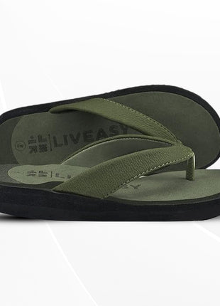 LivEasy Ortho Care Diabetic & Orthopedic Slippers Women Olive Green 8 UK