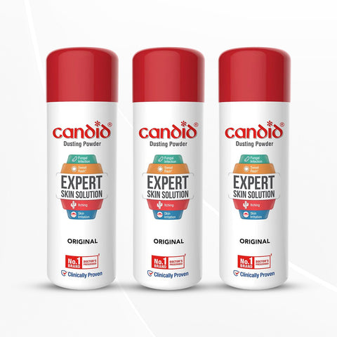 Candid Dusting Powder | Expert Skin Solution |Doctor's Prescribed No.1 Brand | 250g | Pack of 3