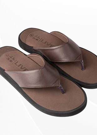 LivEasy Ortho Care Diabetic & Orthopedic Slippers/Doctor Slippers Men Brown UK 10
