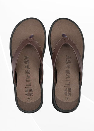 LivEasy Ortho Care Diabetic & Orthopedic Slippers/Footwear with Memory Foam Women Brown UK 9