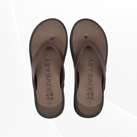 LivEasy Ortho Care Diabetic & Orthopedic Slippers/Footwear with Memory Foam Women Brown UK 9