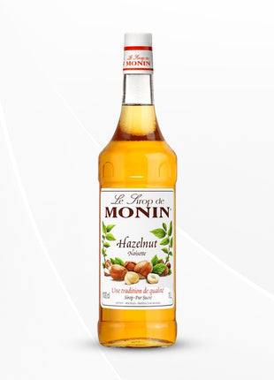 Monin Hazelnut Flavored Syrup, 1000 ml
