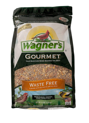 Wagner's 82056 Gourmet Waste Free Wild Bird Food, 5-Pound Bag